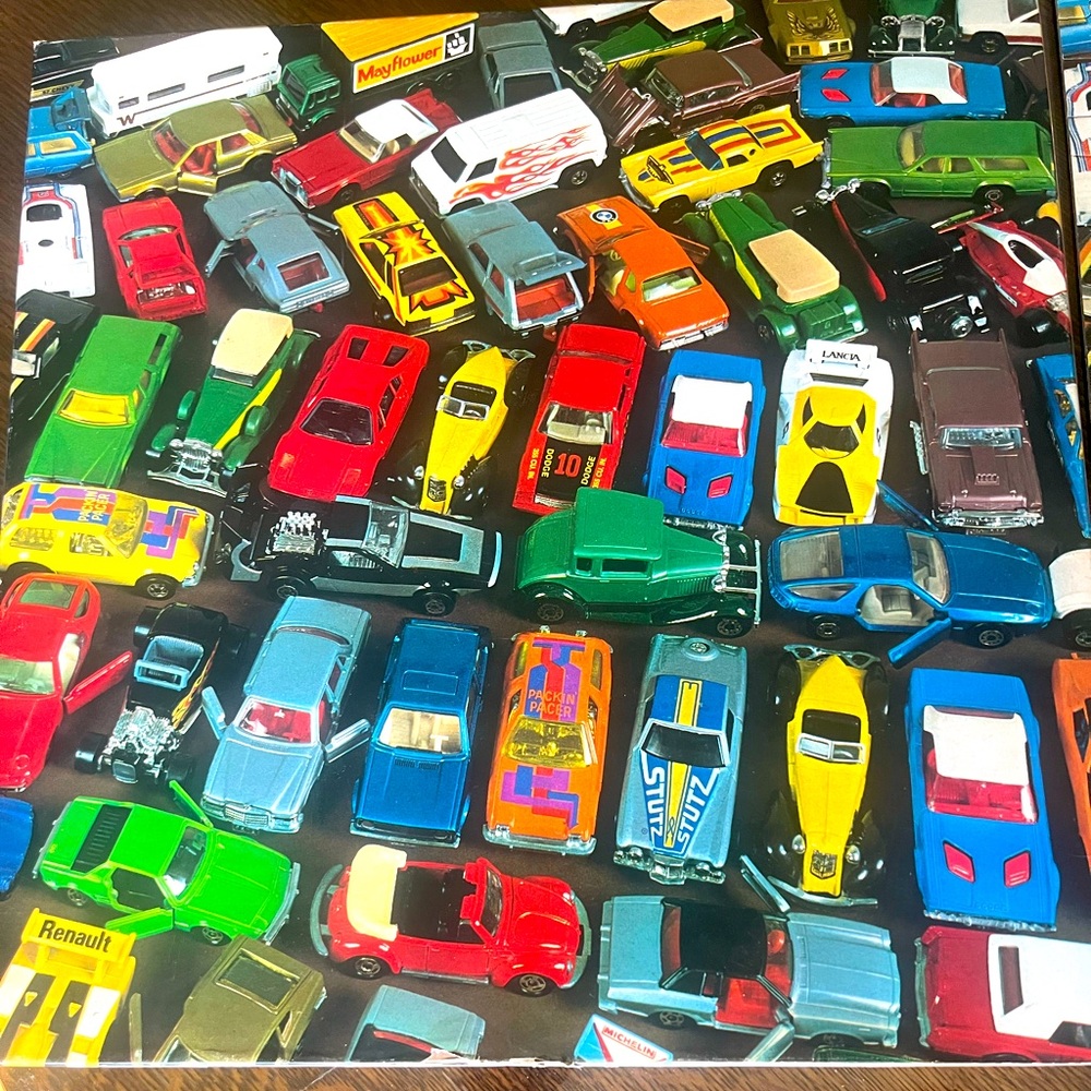 Vintage 💙❤️ 🚗🚙 Eaton Wheels! Matchbox Car 500+ Puzzle Complete 💛❤️🚙🚗